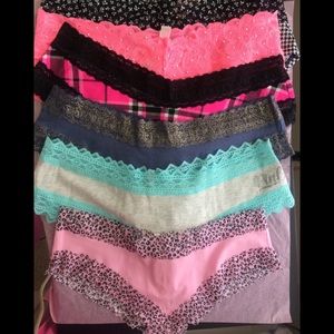 Assorted 6 pc of VS&PINK panties
